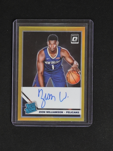 2019-20 Panini Donruss Optic #158 Zion Williamson — front
