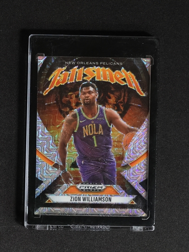 2024-25 Panini Prizm Black Talismen #13 Zion Williamson — front