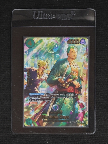 2025 One Piece TCG PRB02-006 Roronoa Zoro (SP) The Azure Sea's Seven — front
