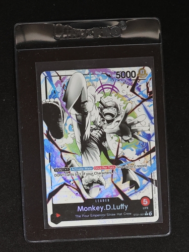 One Piece TCG ST21-001 Monkey D. Luffy Leader Parallel — front