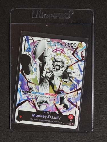One Piece TCG ST21-001 Monkey.D.Luffy Leader Gear 5 — front