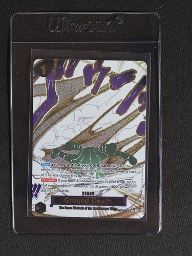 2026 One Piece The Azure Sea's Seven #OP14-096 Ground Death (Alternate Art) — front