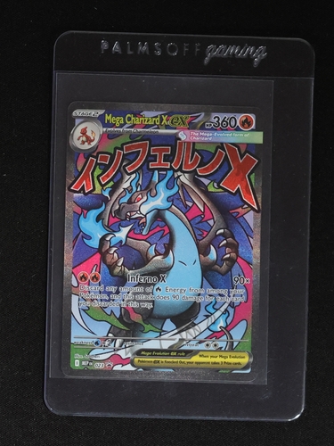2025 Black Star Promo #023 Mega Charizard X EX Phantasmal Flames — front