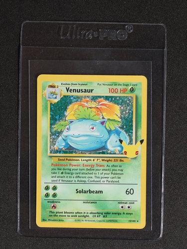 1999 Pokémon #15 Venusaur — front