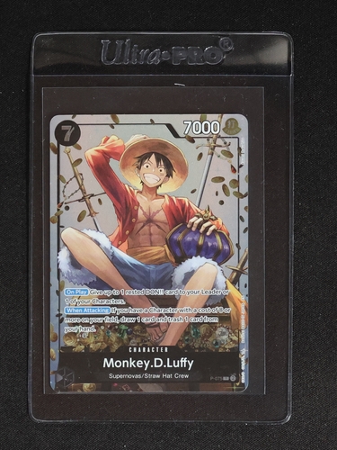 2025 One Piece Card Game P-075 Monkey D. Luffy — front