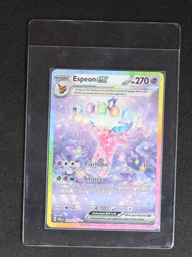 2016 Pokémon XY Primal Clash #155 Espeon EX — front