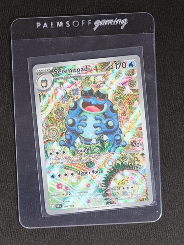 2025 Pokémon #105 Seismitoad — front