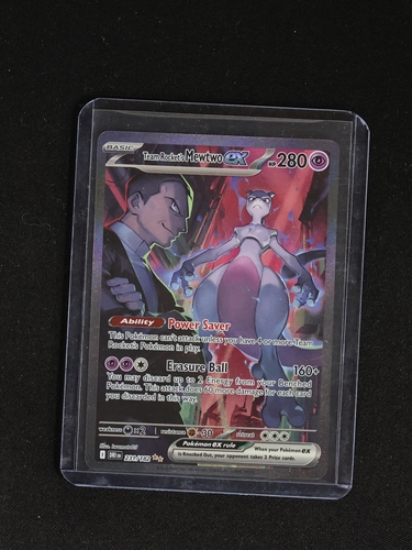 2023 Pokémon Team Rocket's Mewtwo ex SV10 #231/182 — front