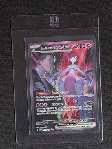 2022 Pokémon SV10: Destined Rivals #231 Team Rocket's Mewtwo EX — front