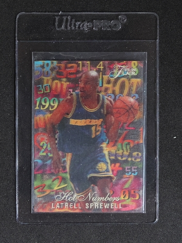 1995-96 Flair Hot Numbers #14 Latrell Sprewell — front