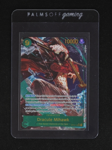 One Piece TCG 2023 OP14-119 Dracule Mihawk Alternate Art — front
