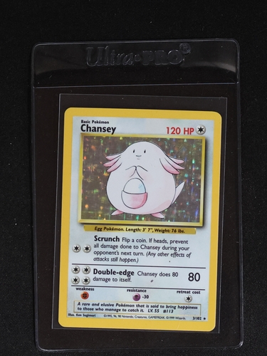 1999 Pokémon Base Set 2 #3 Chansey — front
