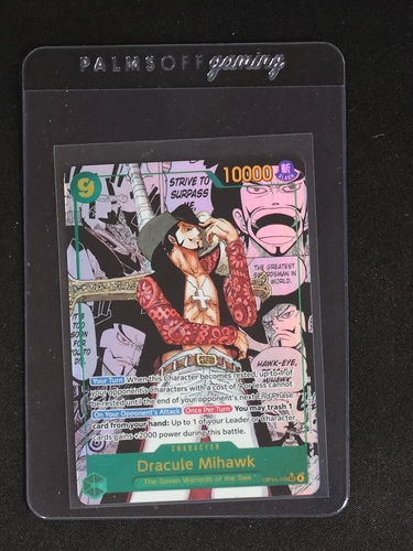 Dracule Mihawk OP14-119 Manga One Piece The Azure Sea’s Seven — front
