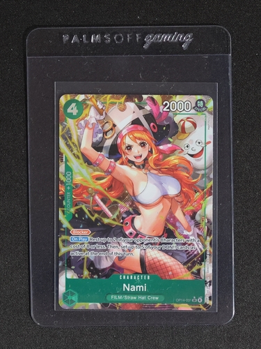 2026 One Piece OP14-031 Nami The Azure Sea's Seven Alternate Art — front