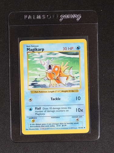1999 Pokemon Base Set #35 Magikarp — front
