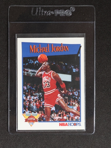 1991 NBA Hoops #317 Michael Jordan — front
