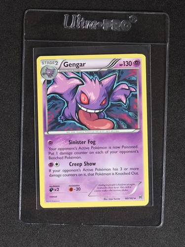 2015 Pokémon XY Breakthrough #60 Gengar — front