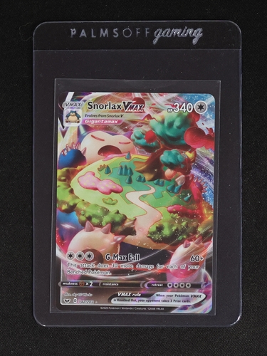 2020 Pokémon Sword & Shield #142 Snorlax VMAX — front