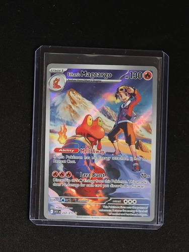 2026 Pokémon TCG Ascended Heroes #222 Ethan's Magcargo — front
