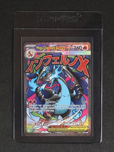 Pokemon TCG Mega Charizard X EX 023 Me: Mega Evolution Promo — front