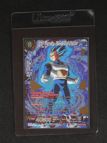 Dragon Ball Super Card Game BT16-147 SSB Vegeta, Unbridled Power — front