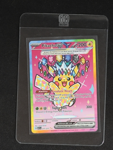 2024 Pokémon TCG Ascended Heroes #277 Pikachu ex Special Illustration Rare — front