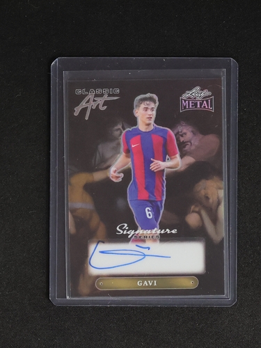 2024 Leaf Metal Signature Series Classic Art #Classic Art Gavi — front