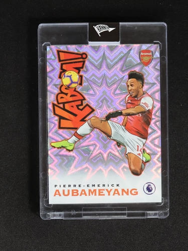 2019 Prizm Premier League Pierre-Emerick Aubameyang Kaboom #K-2 — front