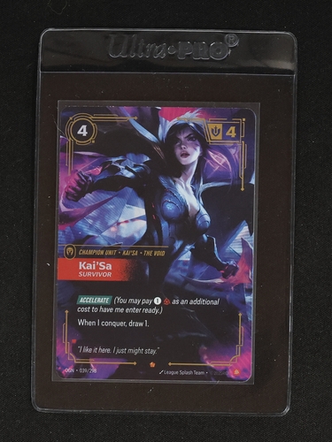 2025 Riftbound Origins #039 Kai'Sa Survivor — front