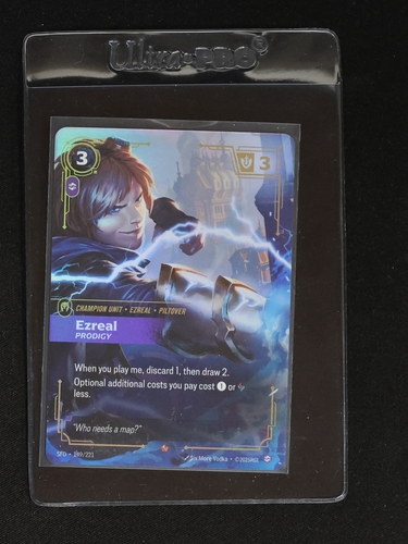 2023 Riftbound Spiritforged #149 Ezreal Prodigy — front