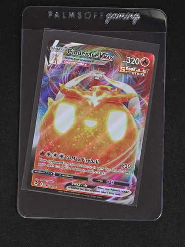 2021 Pokémon Fusion Strike #045 Cinderace VMAX — front