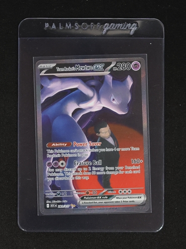 2023 Pokémon TCG Ascended Heroes #281 Team Rocket's Mewtwo EX — front