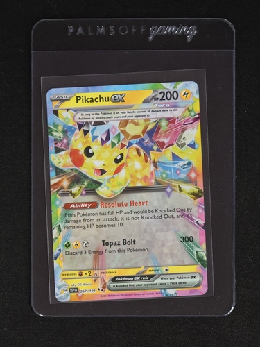 2024 Pokémon #57 Pikachu ex — front