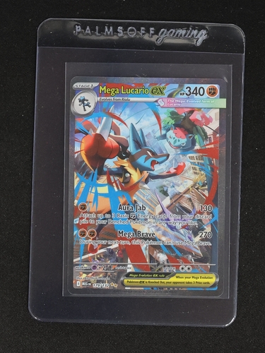 2014 Pokémon XY Mega Evolution #179 Mega Lucario EX — front