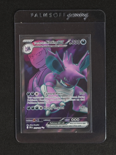 2025 Pokémon SV10: Destined Rivals #216 Team Rocket's Nidoking ex — front