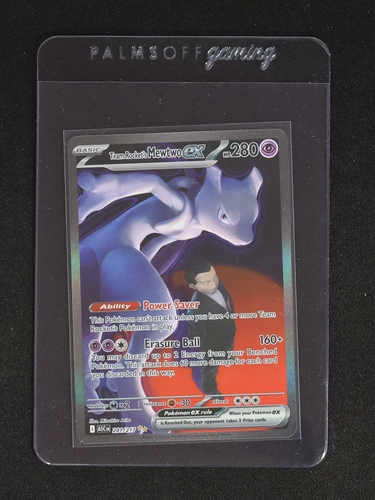 2023 Pokémon Team Rocket's Mewtwo EX #280 — front