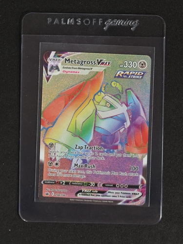 2021 Pokémon TCG Chilling Reign #208 Metagross VMAX — front