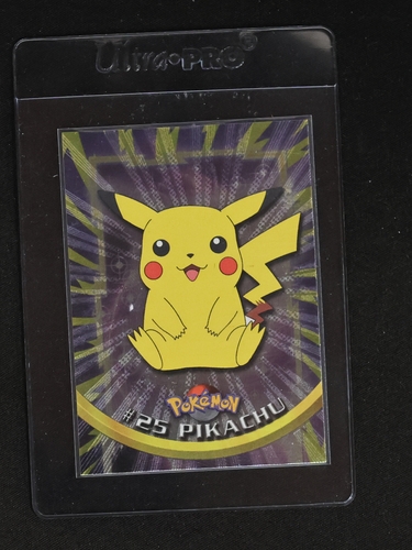 1999 Topps Pokemon #25 Pikachu TV Animation Edition — front