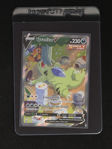2021 Pokemon SWSH05 #155 Tyranitar V — front