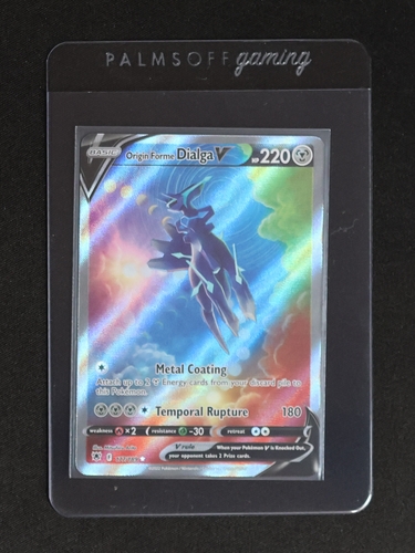 2022 Pokémon Astral Radiance #177 Origin Forme Dialga V Alternate Full Art — front