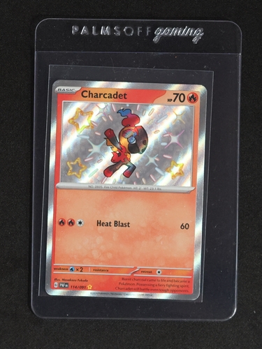 2023 Pokémon Scarlet & Violet: Paldean Fates #114 Charcadet — front