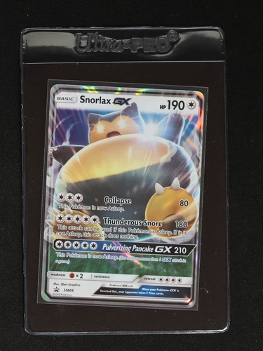 2016 Pokémon TCG #SM05 Snorlax GX — front