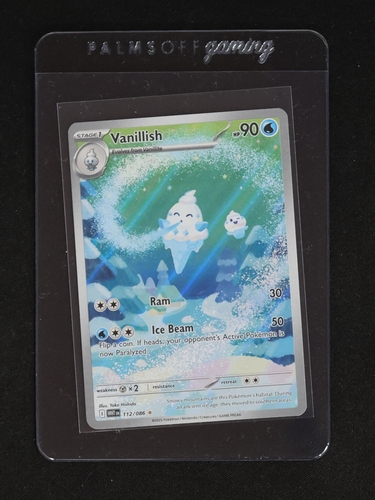 2020 Pokémon TCG Sword & Shield White Flare #112 Vanillish — front