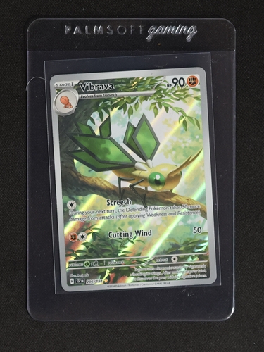2023 Pokémon SV08: Surging Sparks #206 Vibrava — front