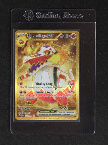 2023 Pokémon SV02: Paldea Evolved #272 Skeledirge ex — front