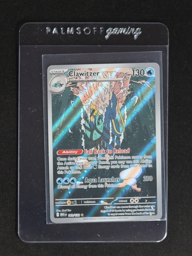 2025 Pokémon TCG ME01: Mega Evolution #141 Clawitzer — front