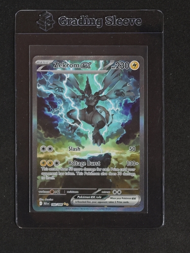 2022 Pokémon TCG SV Black Bolt #166 Zekrom EX — front