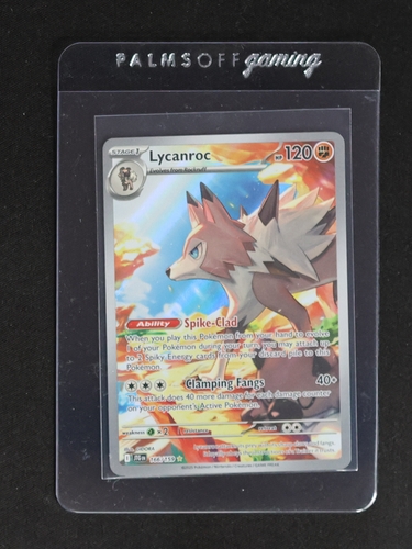 2025 Pokémon SV09: Journey Together #166/159 Lycanroc Illustration Rare — front