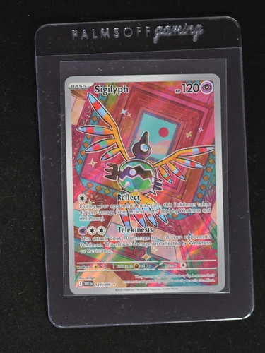 2021 Pokémon TCG SV10.5 #121 Sigilyph White Flare — front