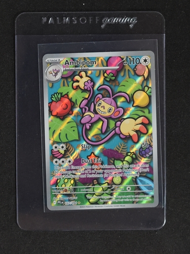 2023 Pokémon ME02: Phantasmal Flames #107 Ambipom Illustration Rare — front
